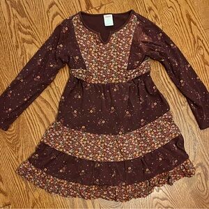Gymboree Brown Floral Kids Dres and Matching Pants